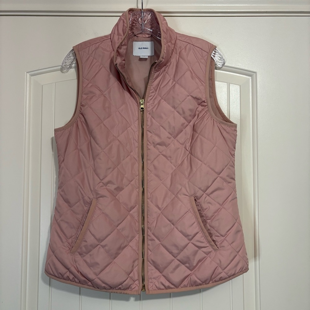 Old Navy Pink Quilted Vest